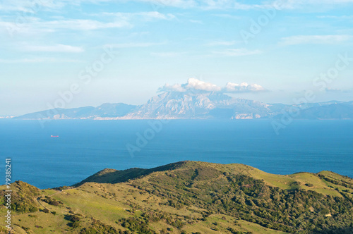 A view of Morocco across the Strait of Gibraltar