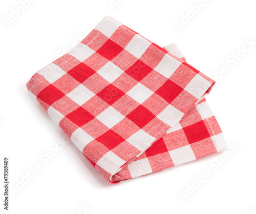 napkin on white background