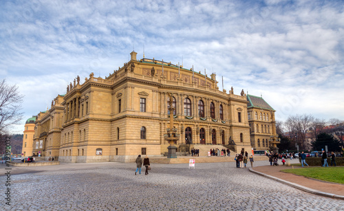 Canvas Print Rudolfinum, Prague, Czech Republic