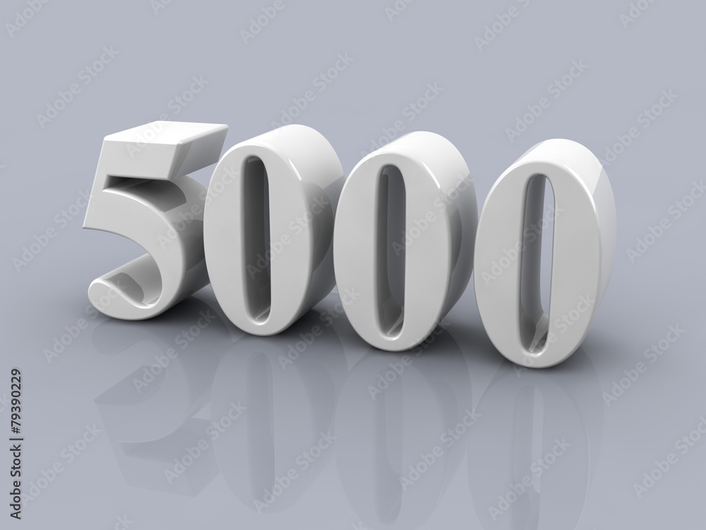 number 5000 number 5000
