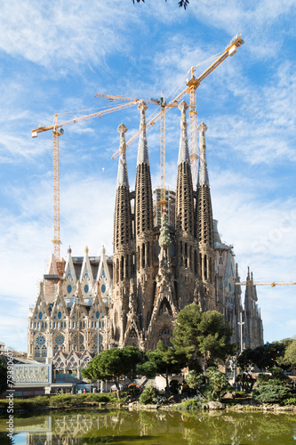 Sagrada Familia in Barcelona, Spain