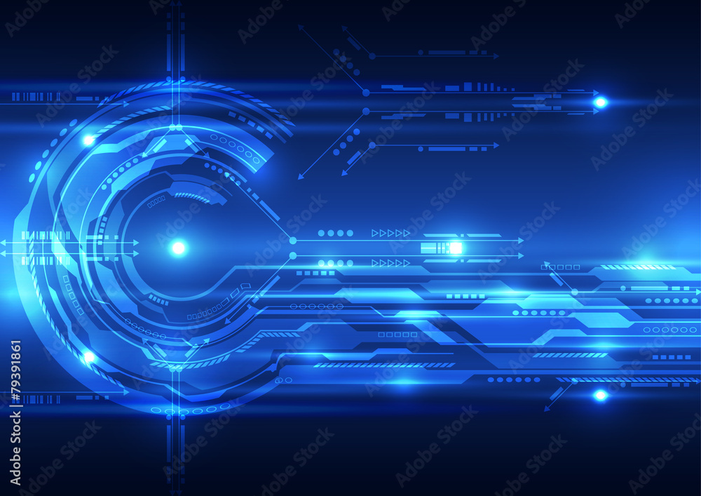 Abstract future technology concept background, vector Abstract future technology concept background, vector