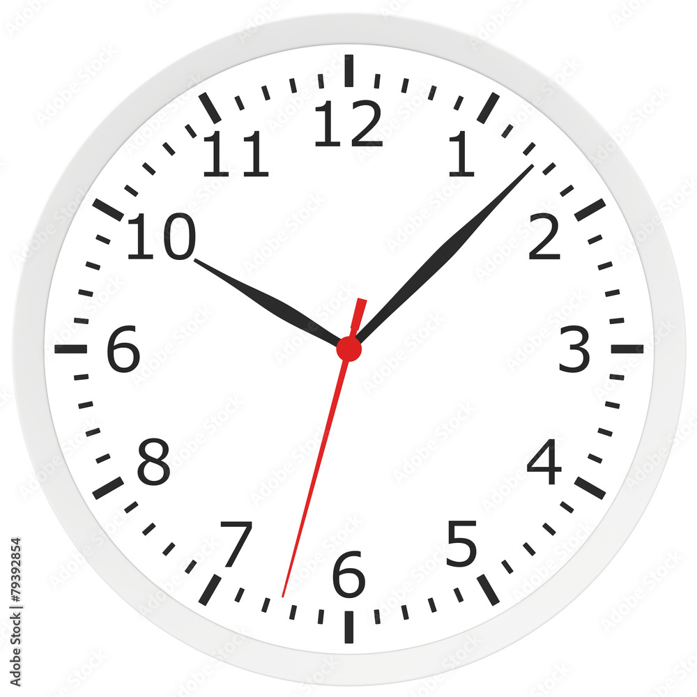 clock with arrows and numbers. clock with arrows and numbers.