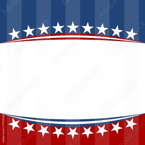 USA flag patriotic background - Illustration
