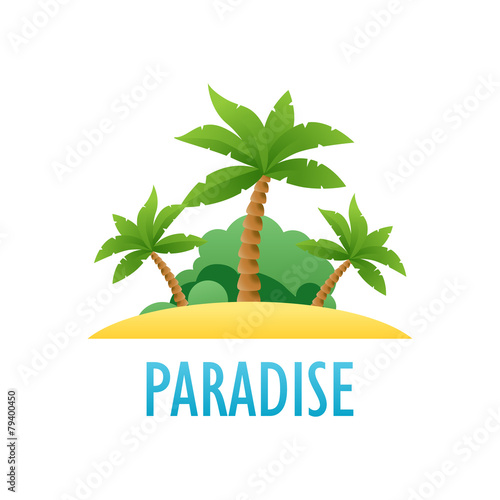 Tropical Island, Vector Nat...
