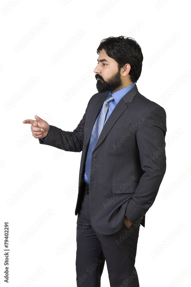 portrait of young handsome businessman isolated on white portrait of young handsome businessman isolated on white