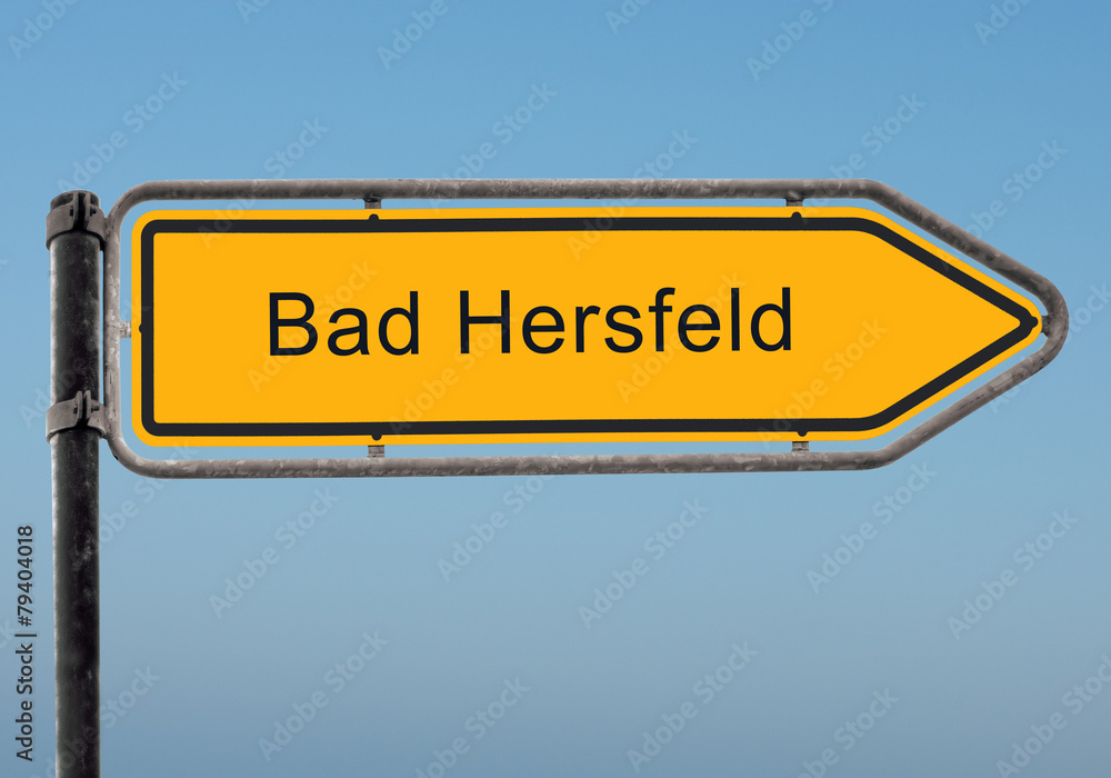 Strassenschild 35 - Bad Hersfeld