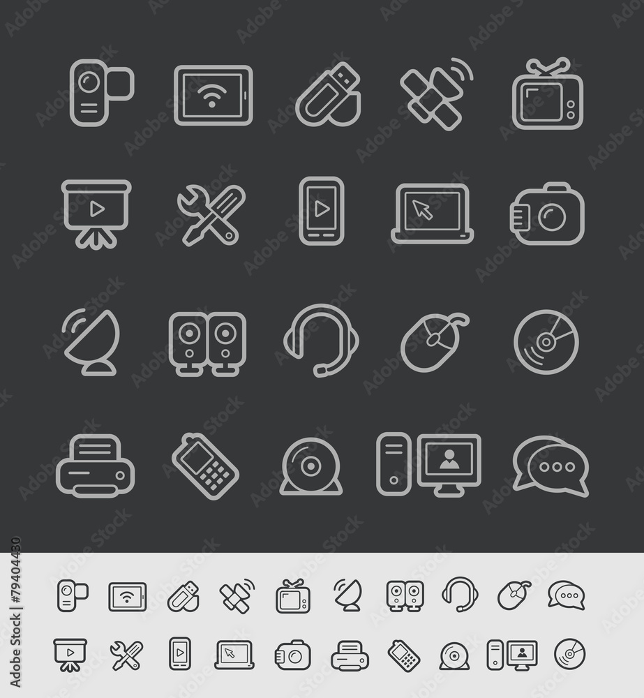 Communication Icons // Black Line Series -- EPS 10+ Communication Icons // Black Line Series -- EPS 10+