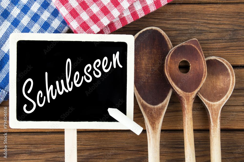 Naklejka premium Schulessen
