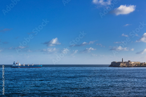 ship and old fortress