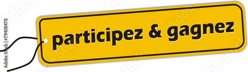 bouton participez & gagnez photo