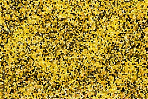 abstract texture mosaic of yellow color