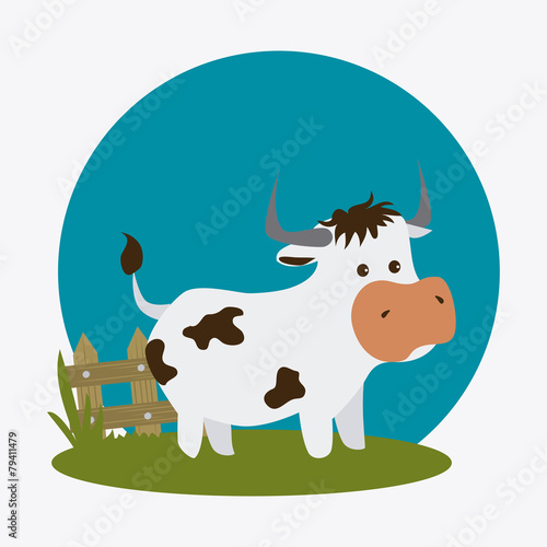 Farm design, vector illustration.