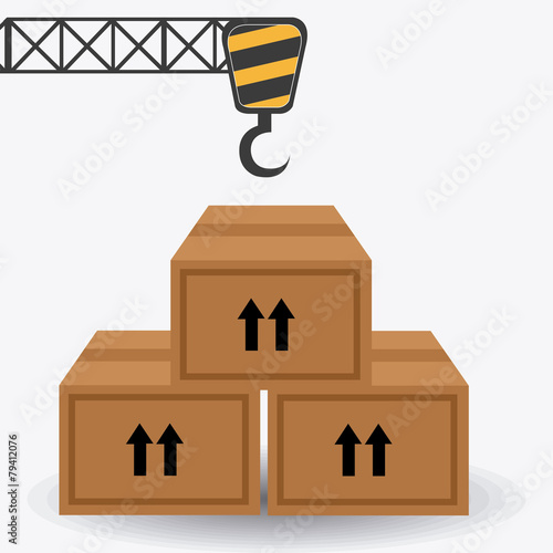 Delivery design, vector illustration.