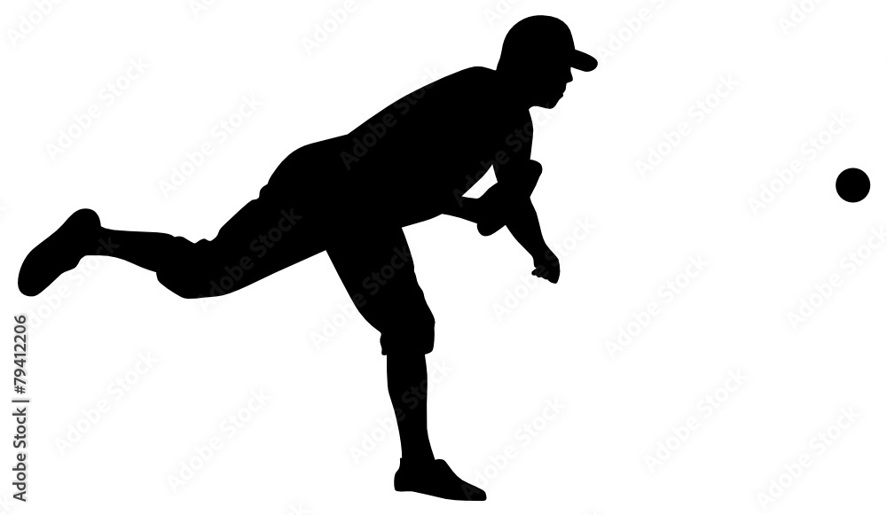 Naklejka premium Baseball