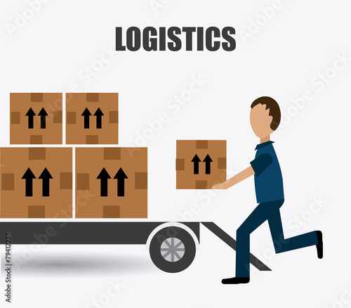 Delivery design, vector illustration.