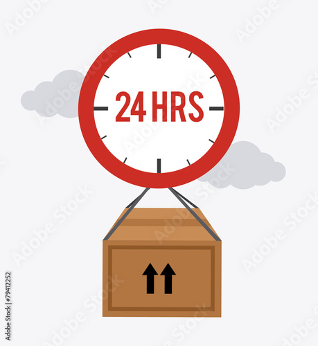 Delivery design, vector illustration.