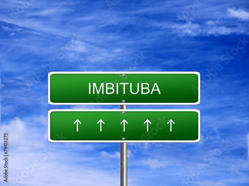 Imbituba City Welcome Sign