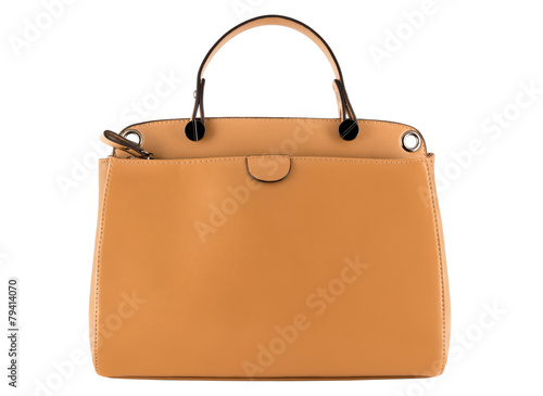 Isolated modern female handbag