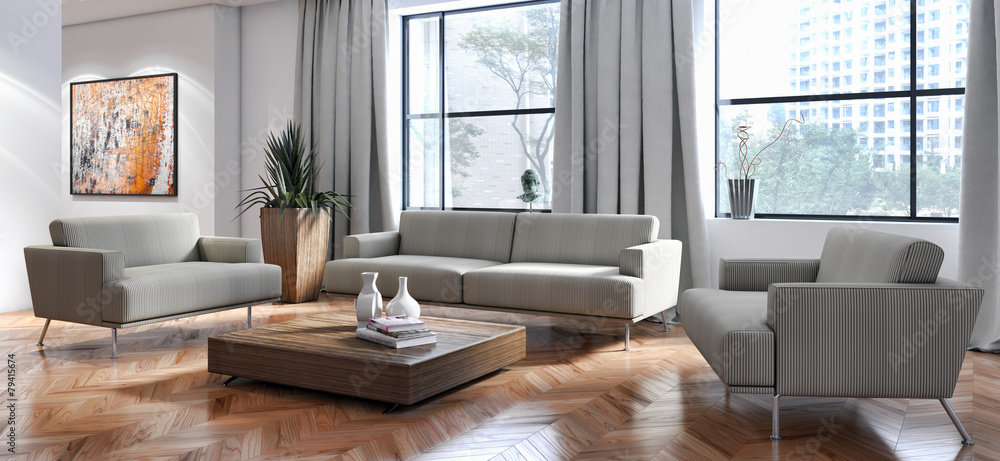 Fototapeta premium Living room
