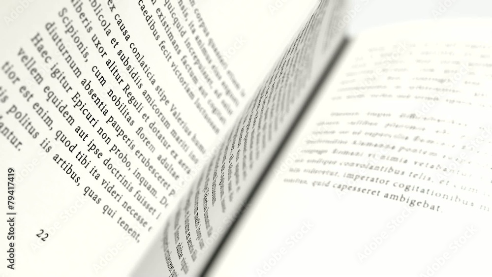 Animation of a book that opens page by page Animation of a book that opens page by page