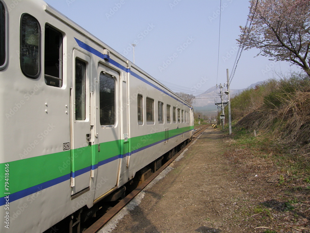 Obraz premium 姫川駅