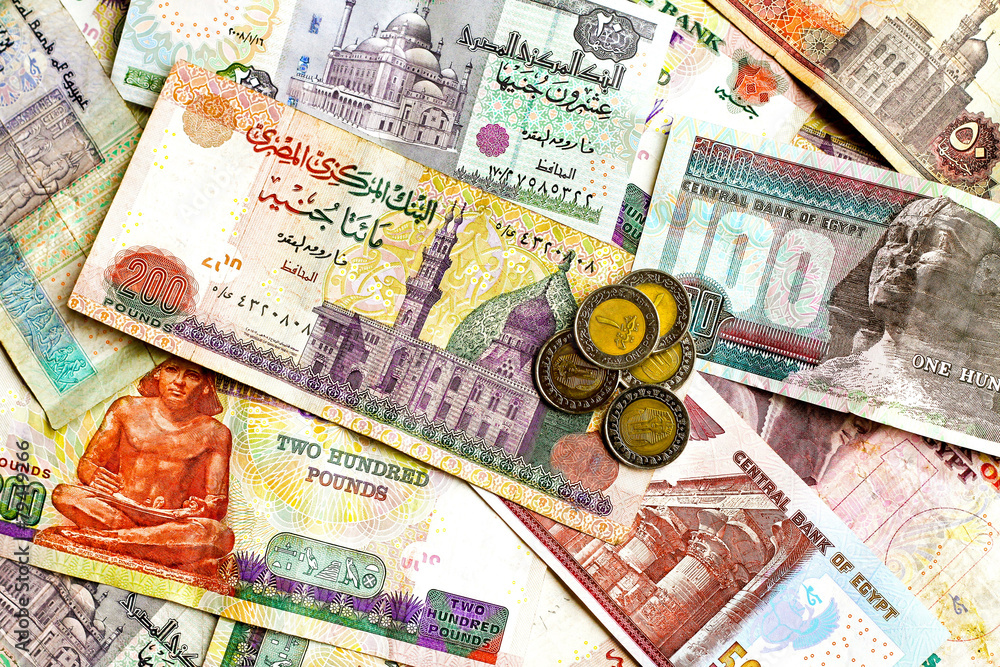Fototapeta premium Egyptian pound