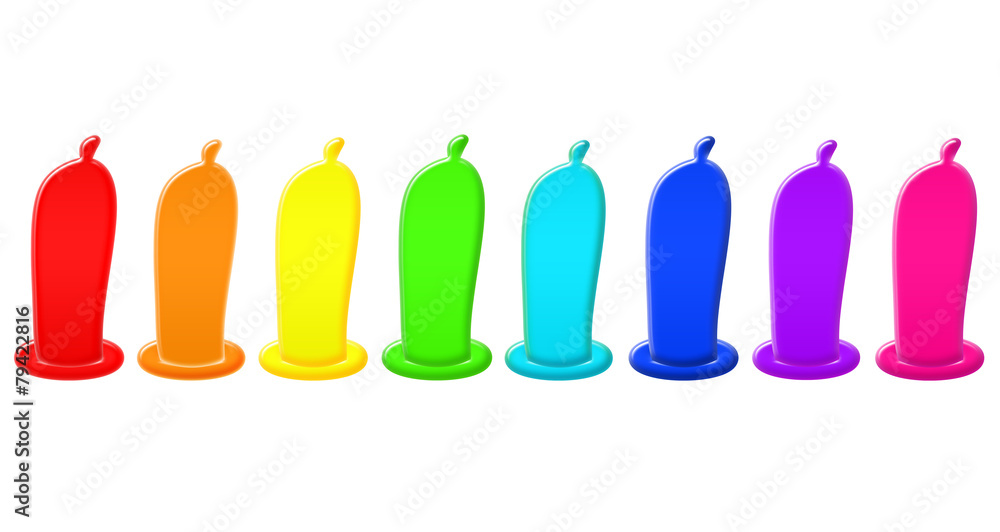 Kondome Farbig / Condoms / Rainbow Kondome Farbig / Condoms / Rainbow