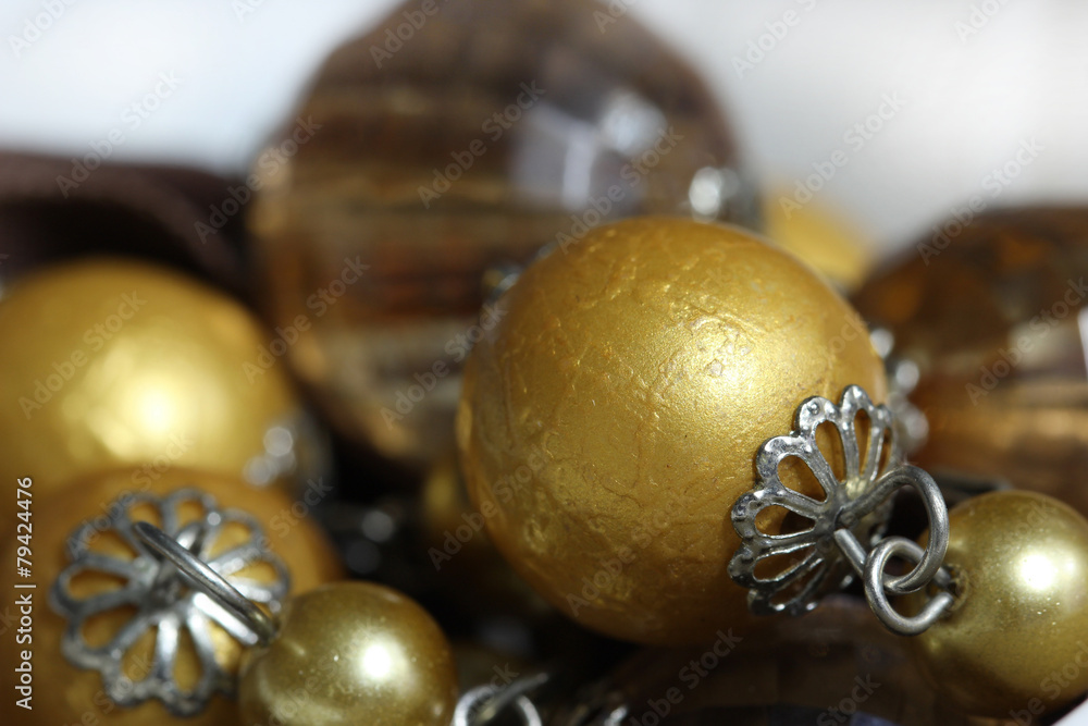 macro gold bead ,golden ball and pearl macro gold bead ,golden ball and pearl