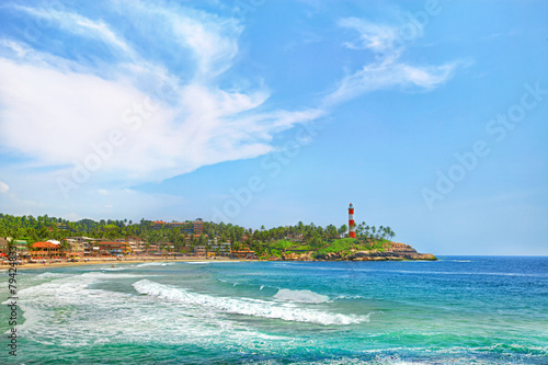 India, Kovalam beach, Kerala photo