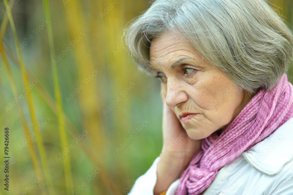 thinking senior woman thinking senior woman