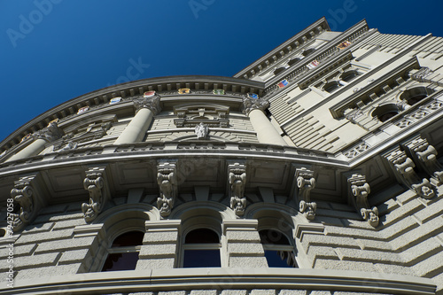 Obraz na płótnie Bundeshaus Schweiz Bern w salonie