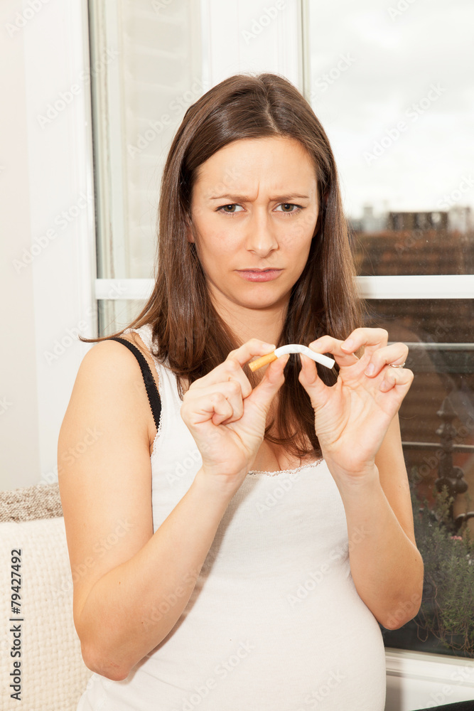 pregnant woman with a cigarette pregnant woman with a cigarette