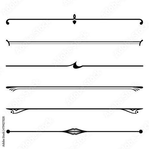 decorative elements, border and page rules