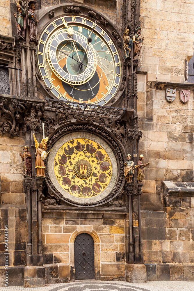 Obraz premium Sonnenuhr in Prag