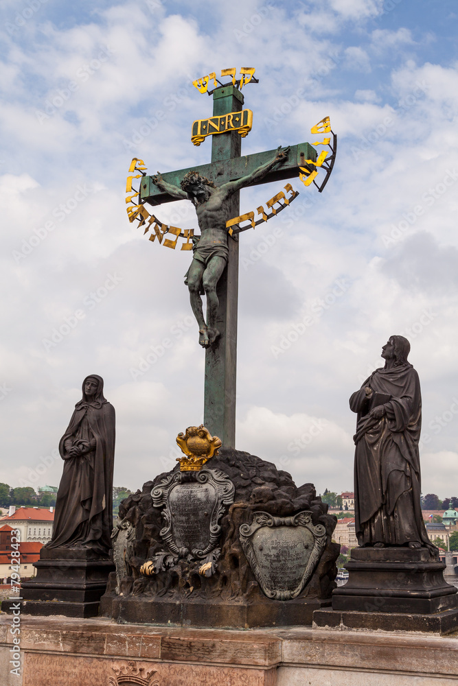 Auf der Karlsbrücke in Prag