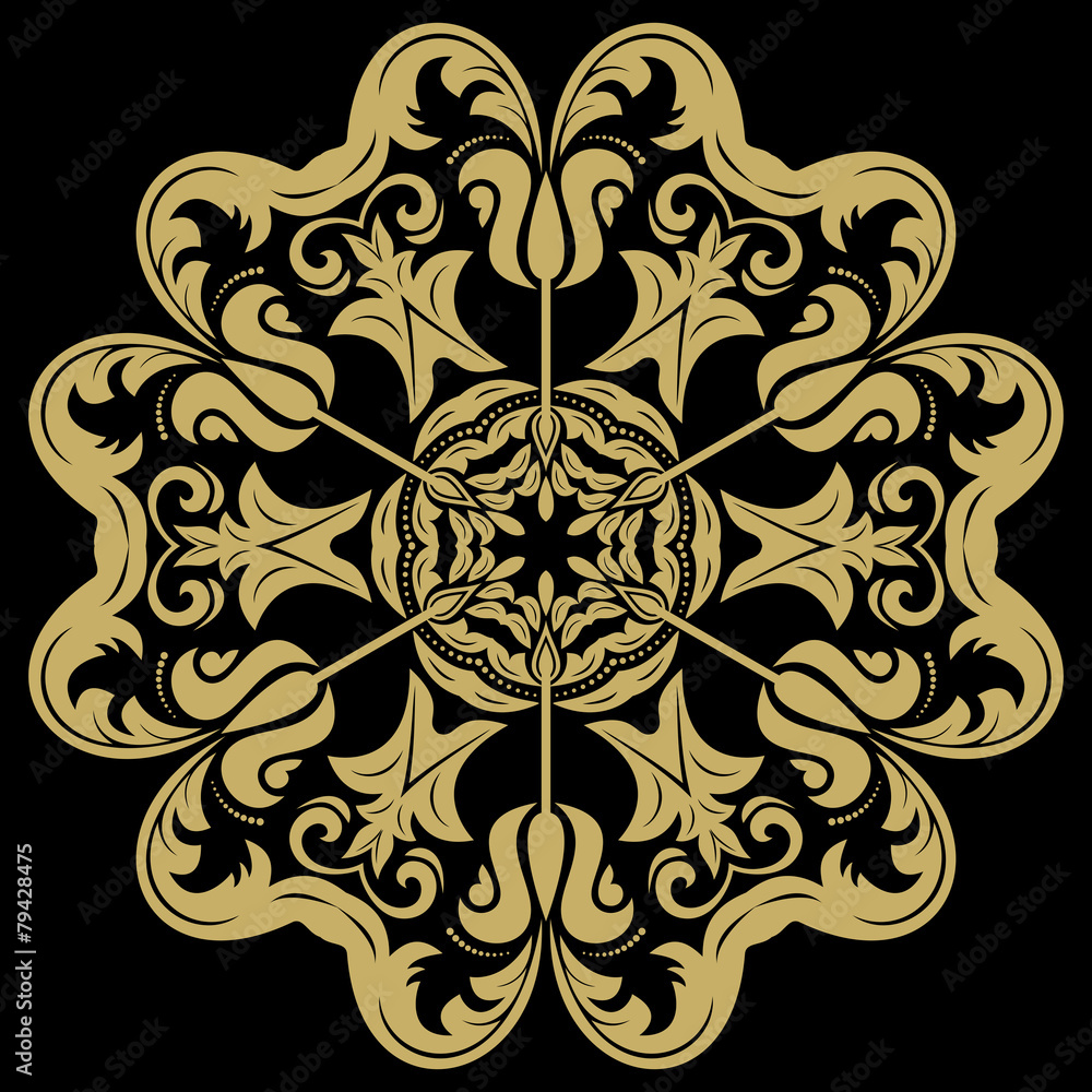 Damask  Pattern. Orient Ornament