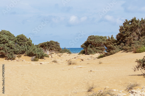Lafrakas is a dreamy beach in the north of Gavdos