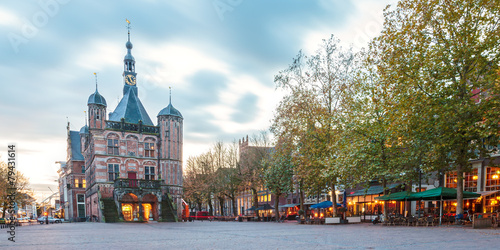 The central square in the Dutch city Deventer photo