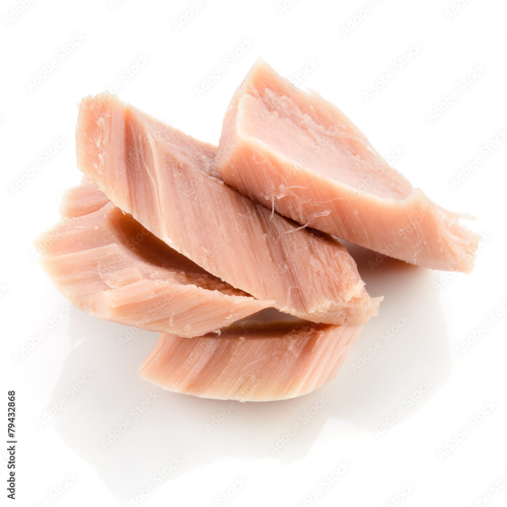 Tuna. Canned fish isolated on white Tuna. Canned fish isolated on white