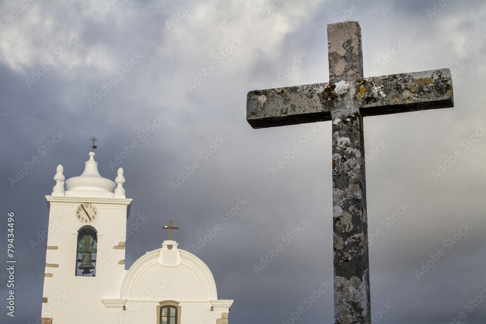 church of the village of Querenca, Portugal. church of the village of Querenca, Portugal.