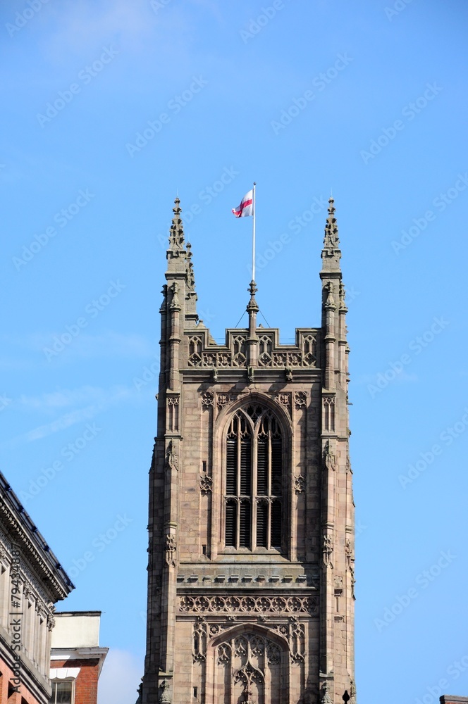 The Cathedral of All Saints tower, Derby © Arena Photo UK The Cathedral of All Saints tower, Derby © Arena Photo UK