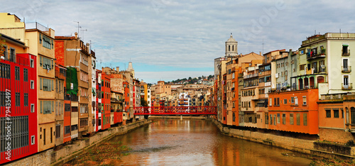 Girona town . Catalonia. Spain