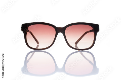 sun glasses isolated over the white background photo