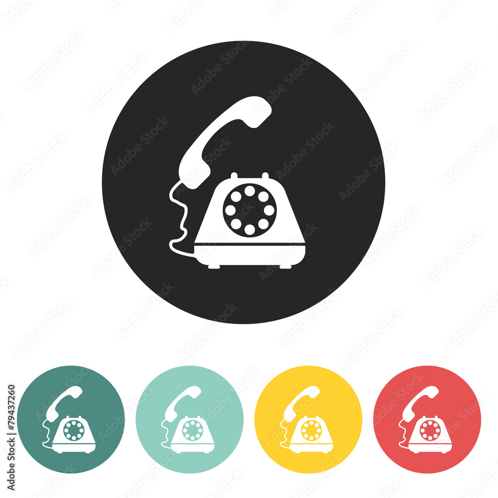 Obraz premium phone icon.