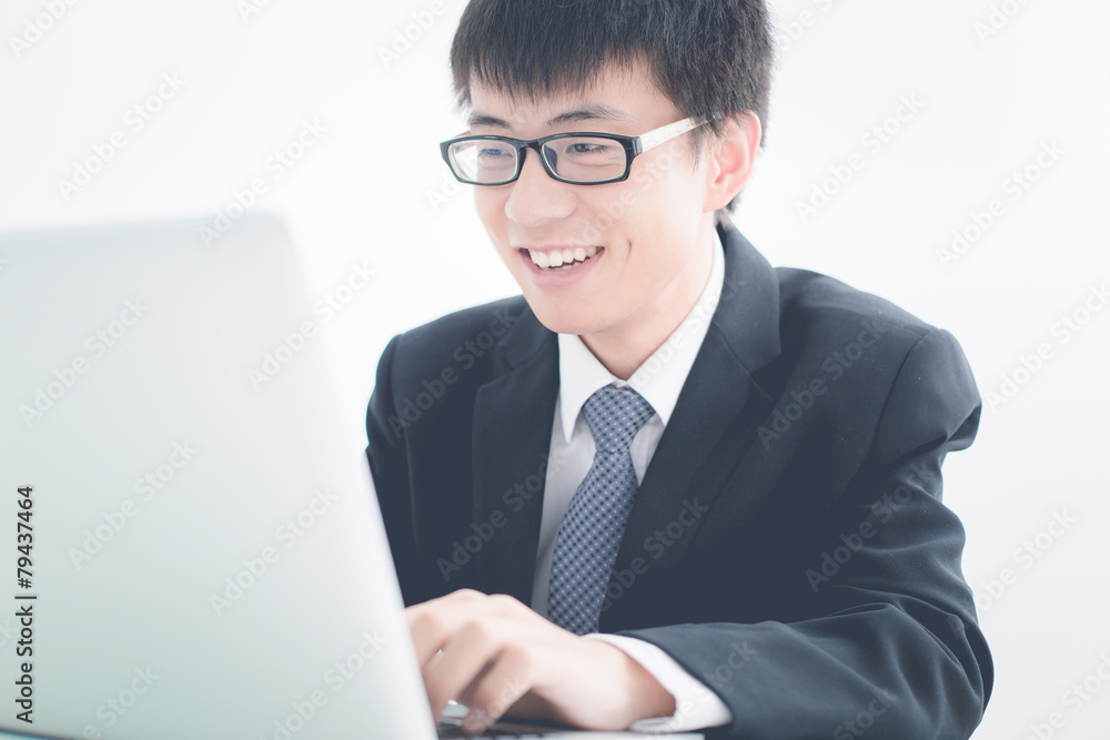 Businessman analyzing investment charts. Accounting Businessman analyzing investment charts. Accounting