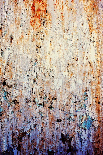 rusty worn and scratched metallic background
