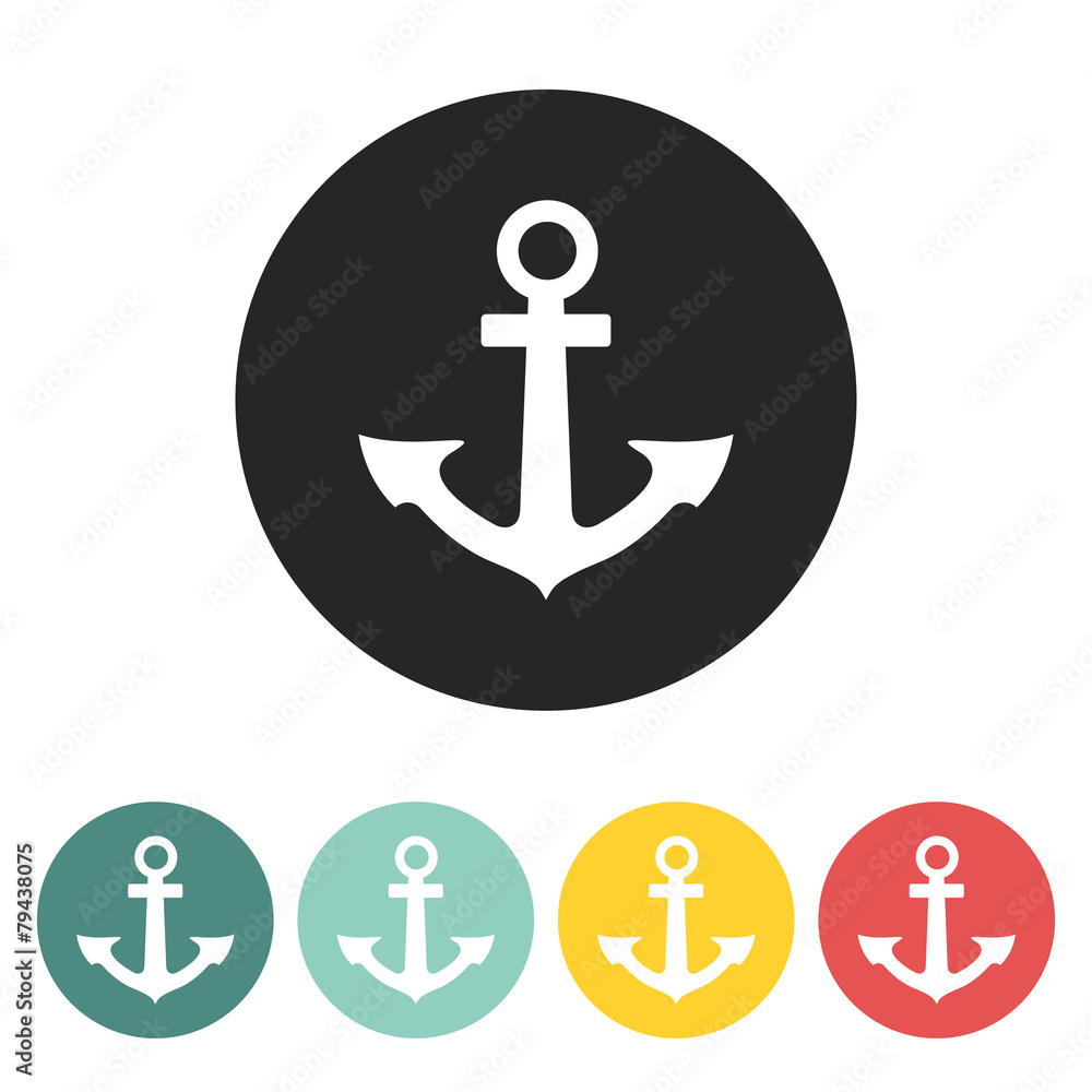 Anchor icon. Anchor icon.