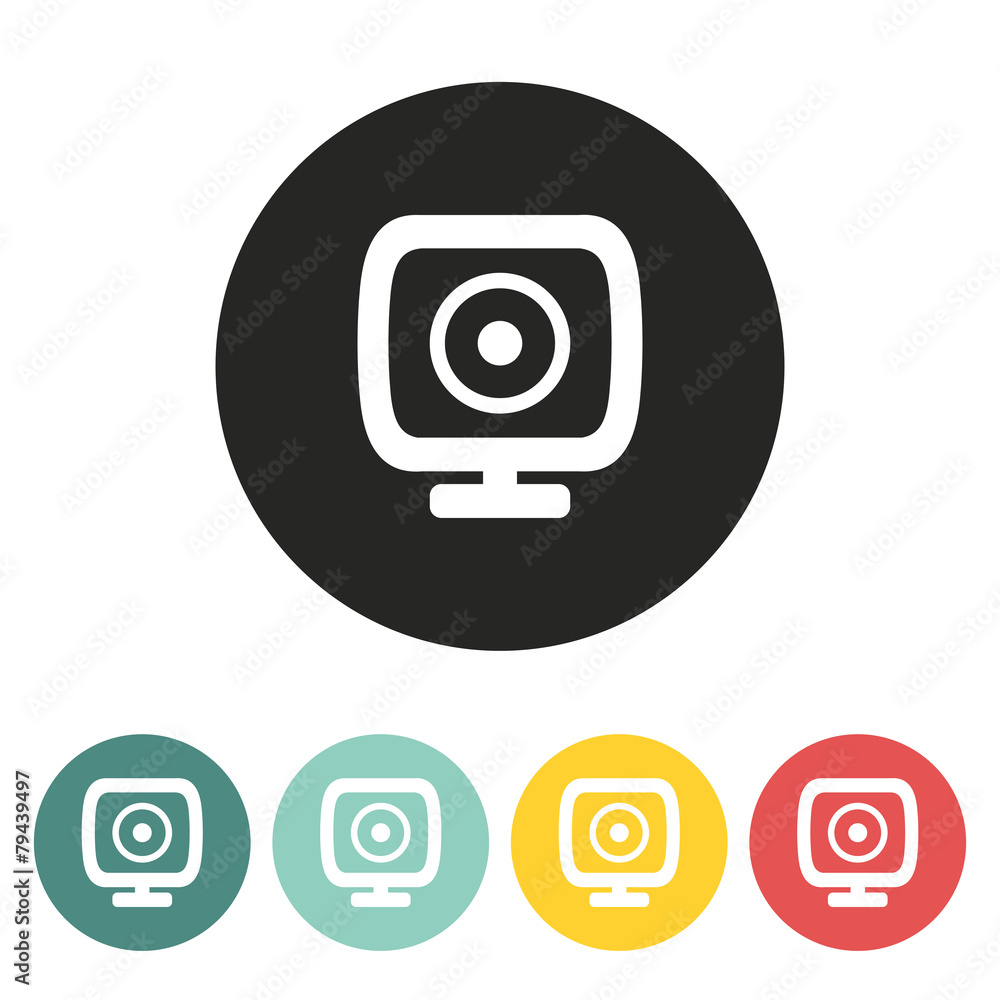 webcam icon. webcam icon.