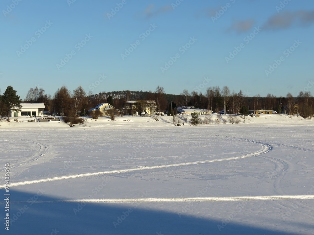 Fototapeta premium neige